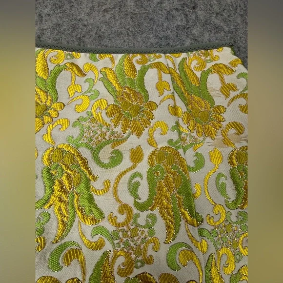 Prada | Brocade Skirt | Silk Blend | Vintage | Mini | Women’s Size 4 (40) - Picture 11 of 14